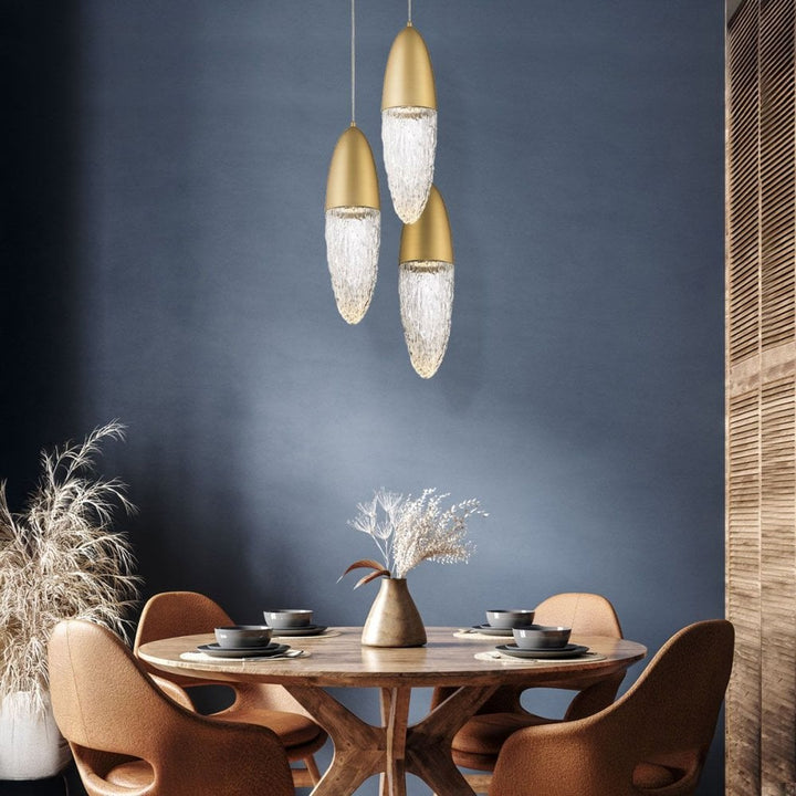 Eurofase QN-ECROU-1P-BG Ecrou Pendant Brushed Gold