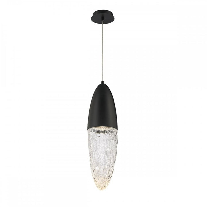 Eurofase QN-ECROU-1P-BK Ecrou Pendant Matte Black