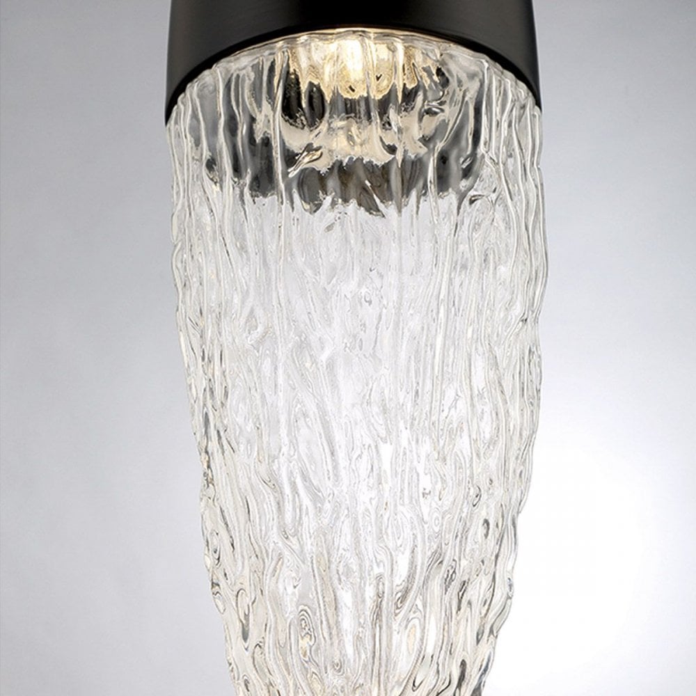 Eurofase QN-ECROU-1P-BK Ecrou Pendant Matte Black