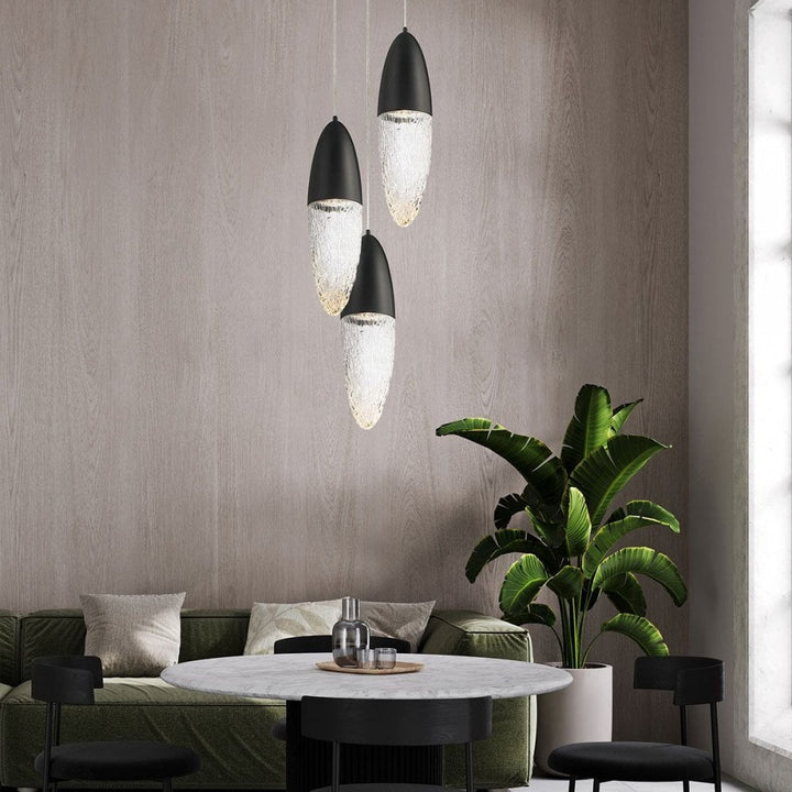 Eurofase QN-ECROU-1P-BK Ecrou Pendant Matte Black