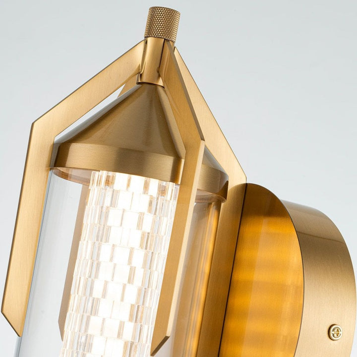 Eurofase QN-ESPADA-1W-BG Espada LED Bathroom Wall Light Brushed Gold