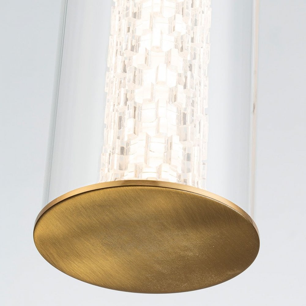 Eurofase QN-ESPADA-1W-BG Espada LED Bathroom Wall Light Brushed Gold