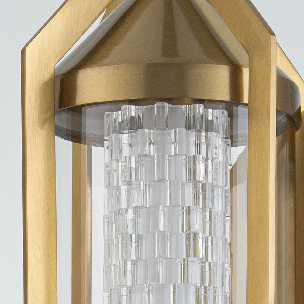 Eurofase QN-ESPADA-1W-BG Espada LED Bathroom Wall Light Brushed Gold