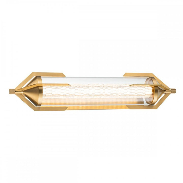 Eurofase QN-ESPADA-2W-BG Espada Tall LED Bathroom Wall / Above Mirror Light Brushed Gold