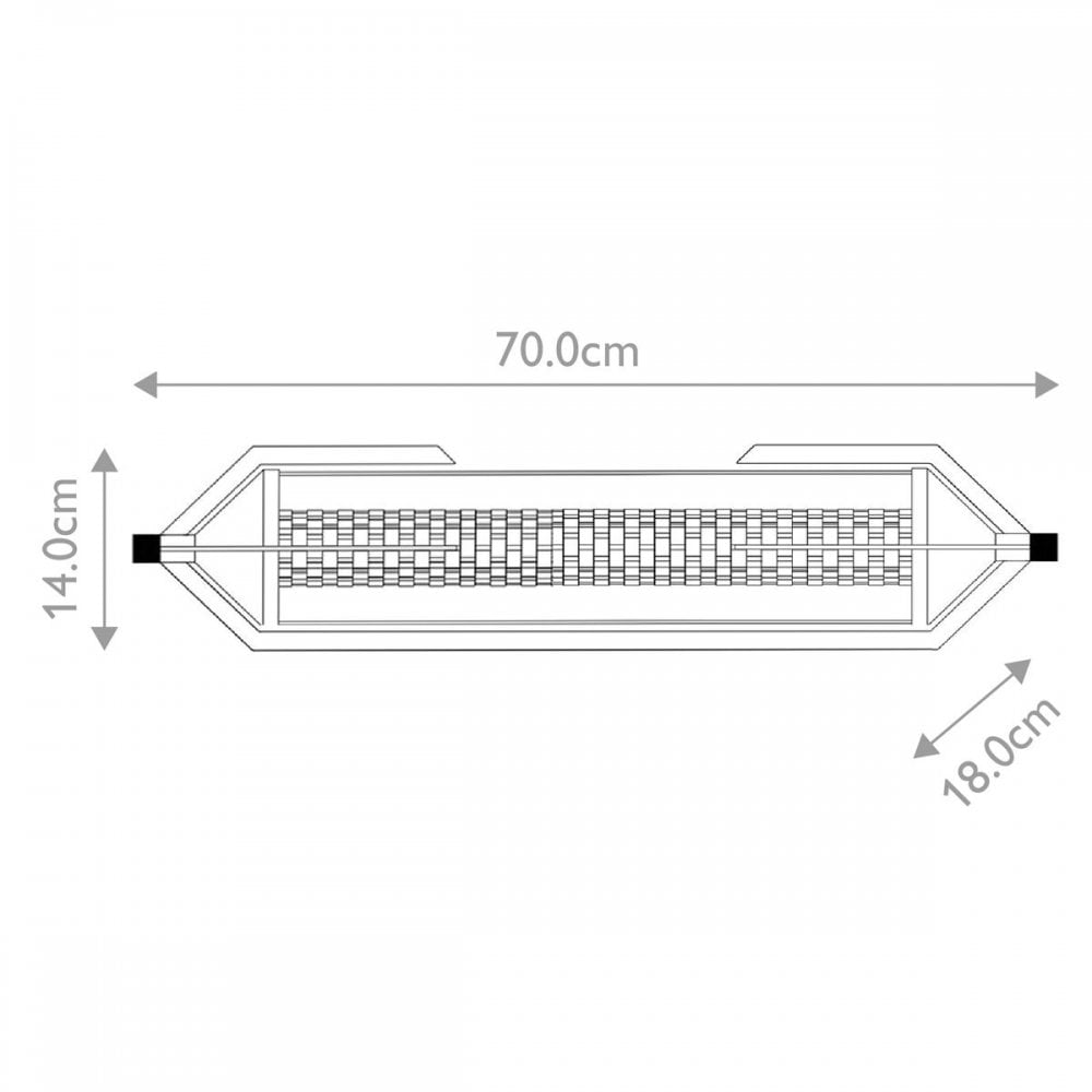 Eurofase QN-ESPADA-2W-BG Espada Tall LED Bathroom Wall / Above Mirror Light Brushed Gold