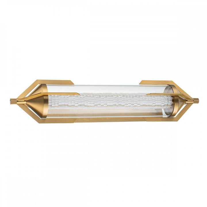 Eurofase QN-ESPADA-2W-BG Espada Tall LED Bathroom Wall / Above Mirror Light Brushed Gold