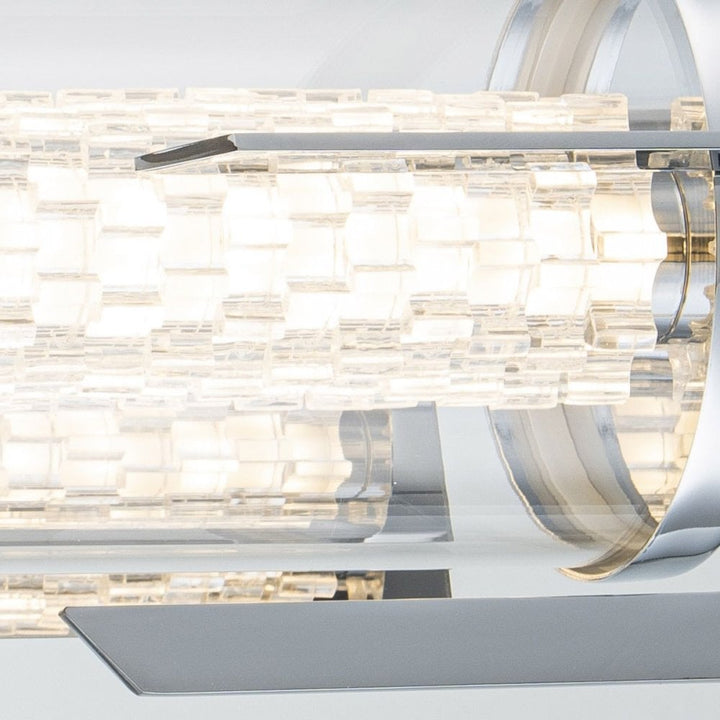 Eurofase QN-ESPADA-2W-PC Espada Tall LED Bathroom Wall / Above Mirror Light Polished Chrome
