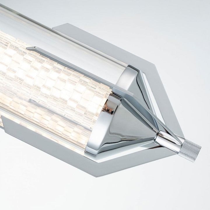 Eurofase QN-ESPADA-2W-PC Espada Tall LED Bathroom Wall / Above Mirror Light Polished Chrome