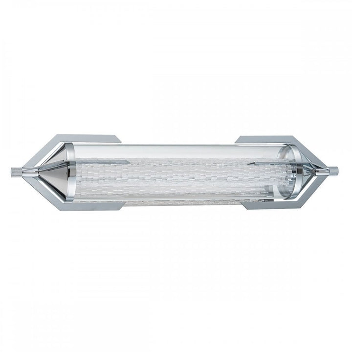 Eurofase QN-ESPADA-2W-PC Espada Tall LED Bathroom Wall / Above Mirror Light Polished Chrome
