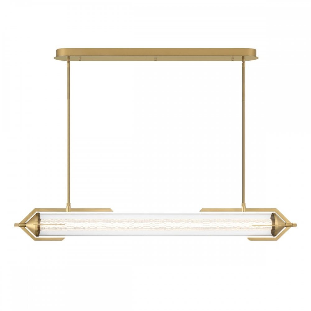 Eurofase QN-ESPADA-LP-BG Espada LED Linear Pendant Brushed Gold