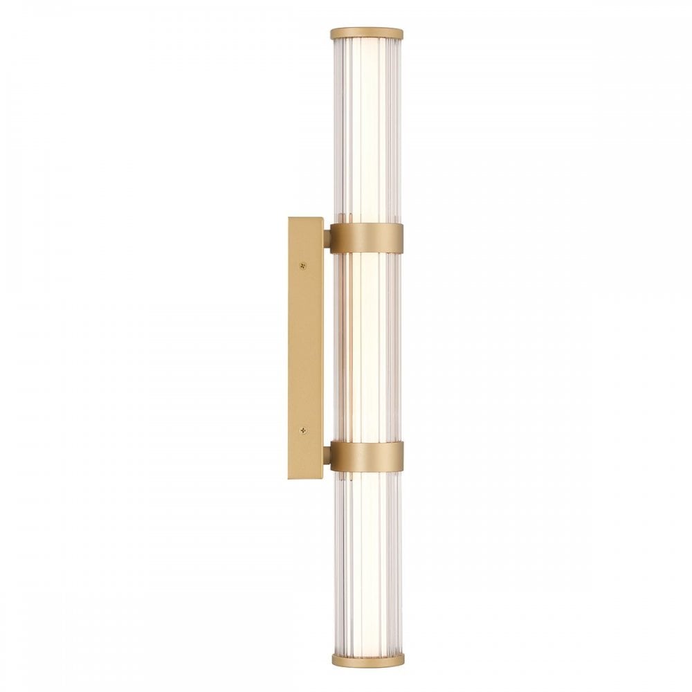 Eurofase QN-FAYTON-M-BG Fayton Outdoor Medium LED Wall Light Brushed Gold