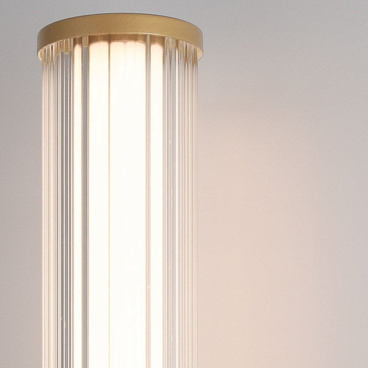 Eurofase QN-FAYTON-M-BG Fayton Outdoor Medium LED Wall Light Brushed Gold