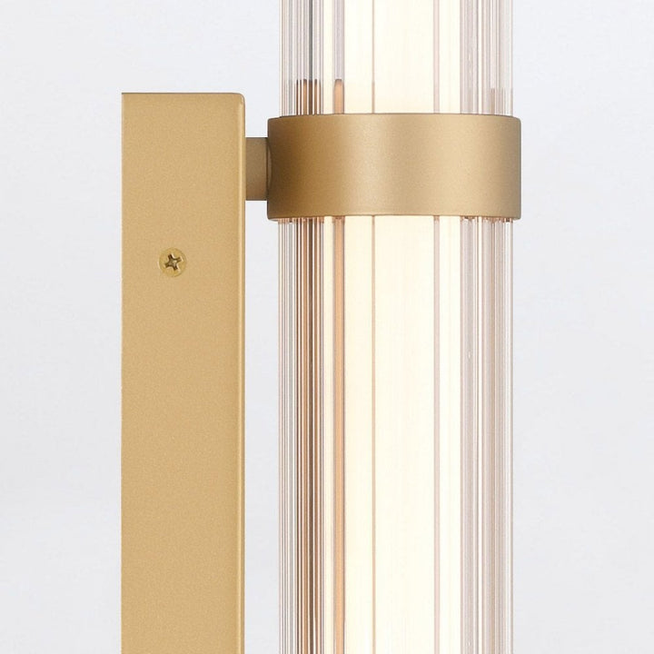 Eurofase QN-FAYTON-M-BG Fayton Outdoor Medium LED Wall Light Brushed Gold