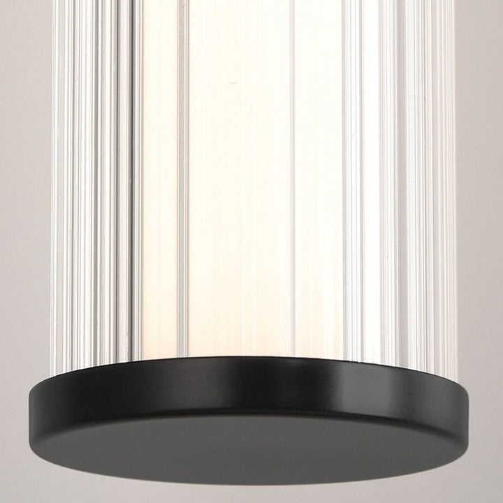 Eurofase QN-FAYTON-M-BK Fayton Outdoor Medium LED Wall Light Matte Black