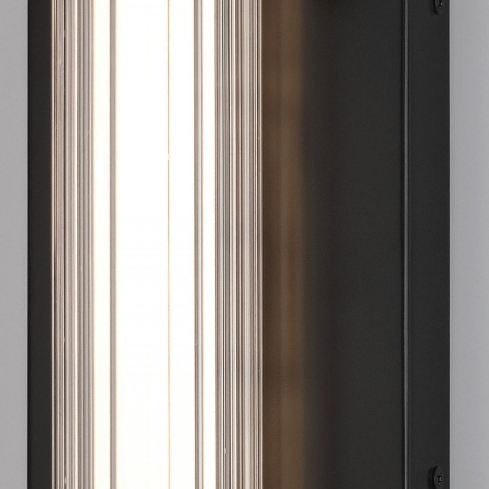 Eurofase QN-FAYTON-M-BK Fayton Outdoor Medium LED Wall Light Matte Black