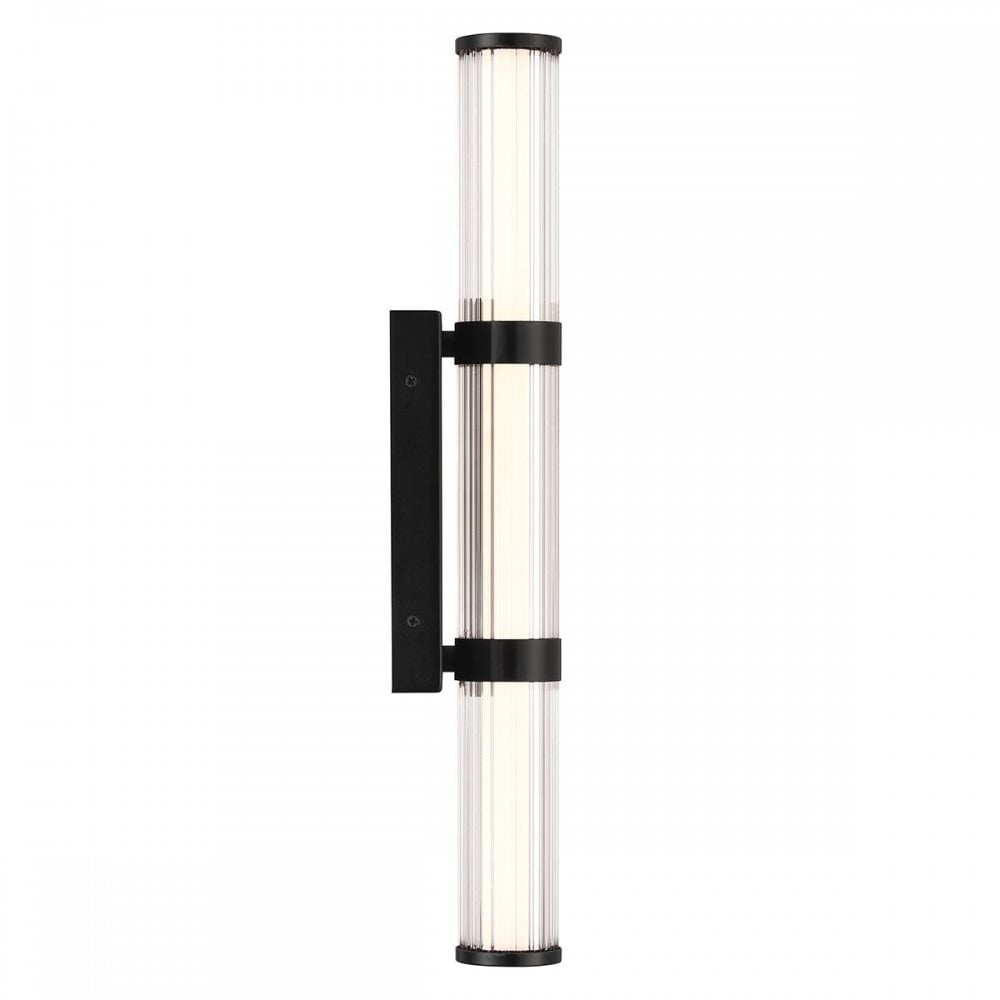Eurofase QN-FAYTON-M-BK Fayton Outdoor Medium LED Wall Light Matte Black