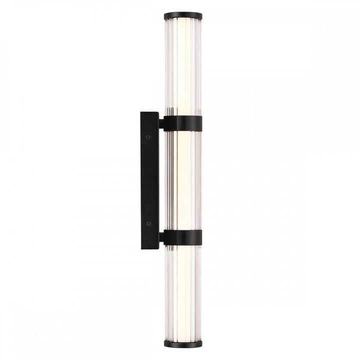Eurofase QN-FAYTON-M-BK Fayton Outdoor Medium LED Wall Light Matte Black