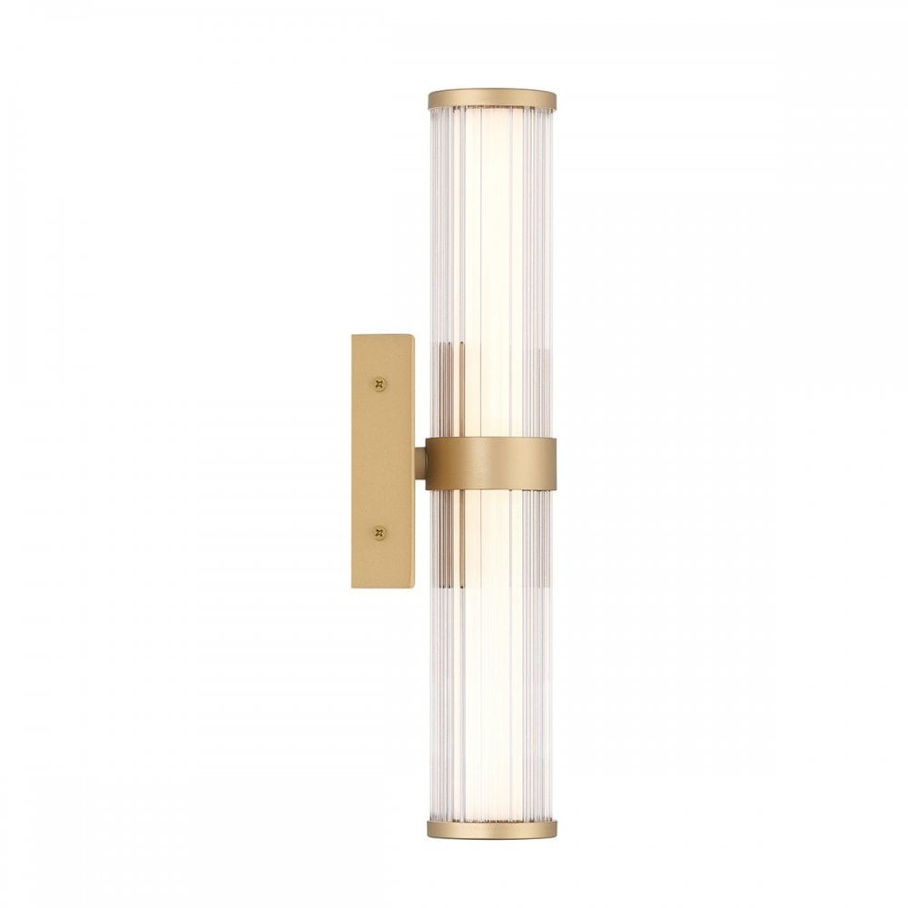 Eurofase QN-FAYTON-S-BG Fayton Outdoor Small LED Wall Light Brushed Gold