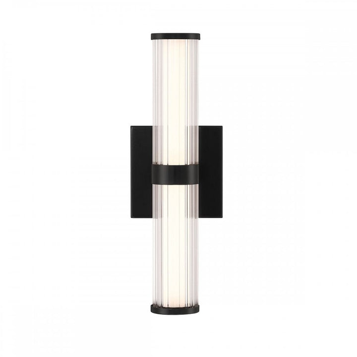 Eurofase QN-FAYTON-S-BK Fayton Outdoor Small LED Wall Light Matte Black