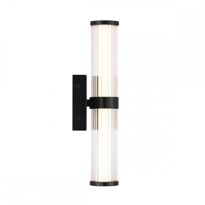 Eurofase QN-FAYTON-S-BK Fayton Outdoor Small LED Wall Light Matte Black