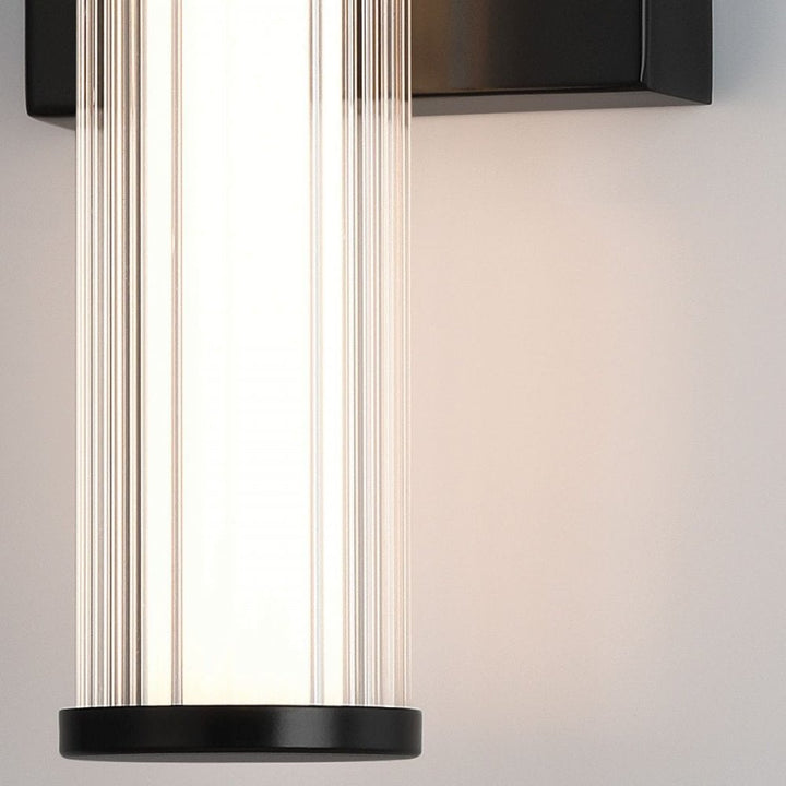 Eurofase QN-FAYTON-S-BK Fayton Outdoor Small LED Wall Light Matte Black