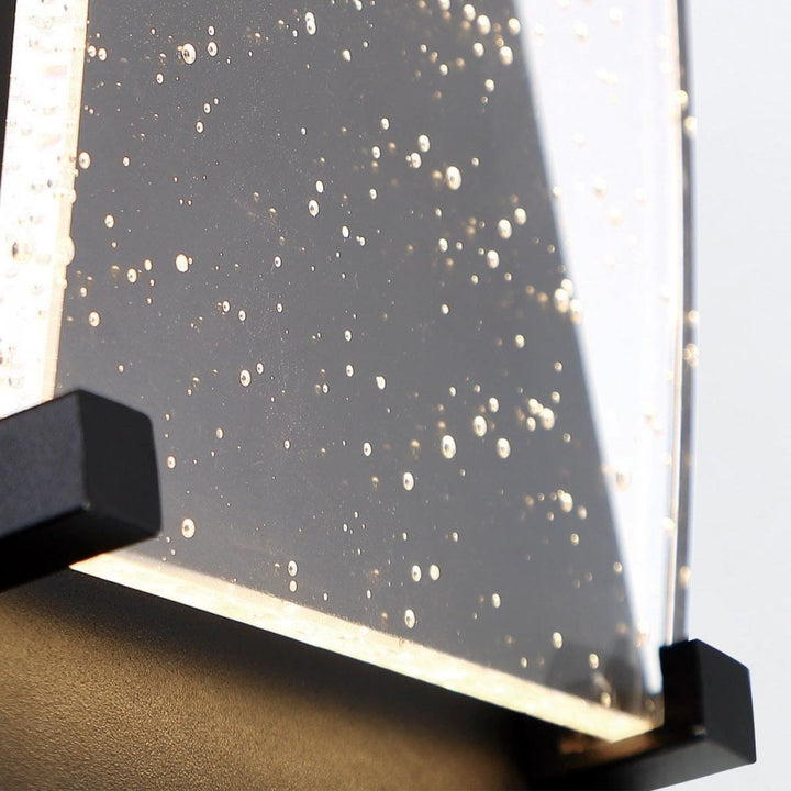 Eurofase QN-KABO-M-BK Kabo LED Outdoor Wall Light Medium Textured Black