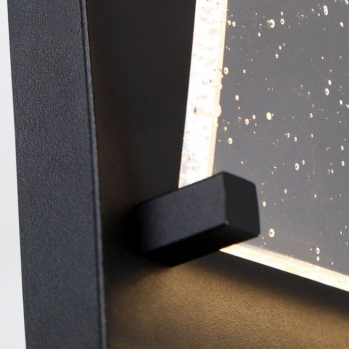 Eurofase QN-KABO-M-BK Kabo LED Outdoor Wall Light Medium Textured Black