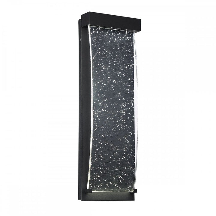 Eurofase QN-KABO-M-BK Kabo LED Outdoor Wall Light Medium Textured Black