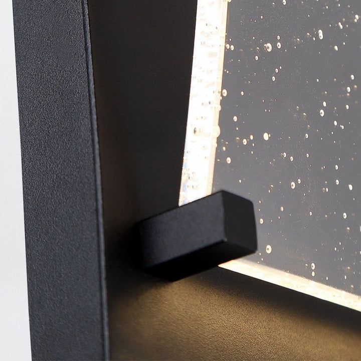 Eurofase QN-KABO-S-BK Kabo LED Outdoor Wall Light Small Textured Black