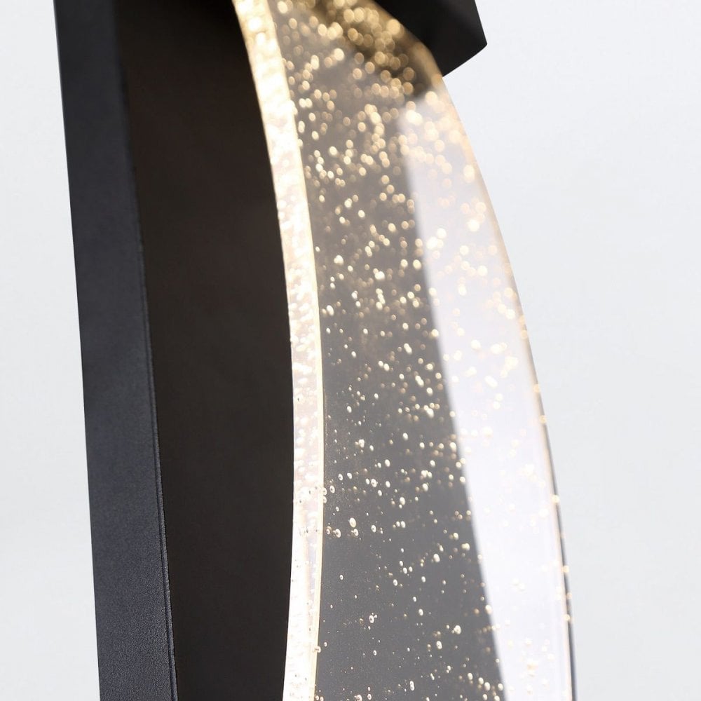 Eurofase QN-KABO-S-BK Kabo LED Outdoor Wall Light Small Textured Black