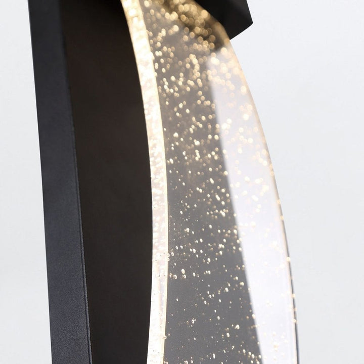 Eurofase QN-KABO-S-BK Kabo LED Outdoor Wall Light Small Textured Black