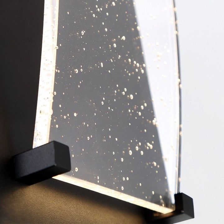 Eurofase QN-KABO-S-BK Kabo LED Outdoor Wall Light Small Textured Black