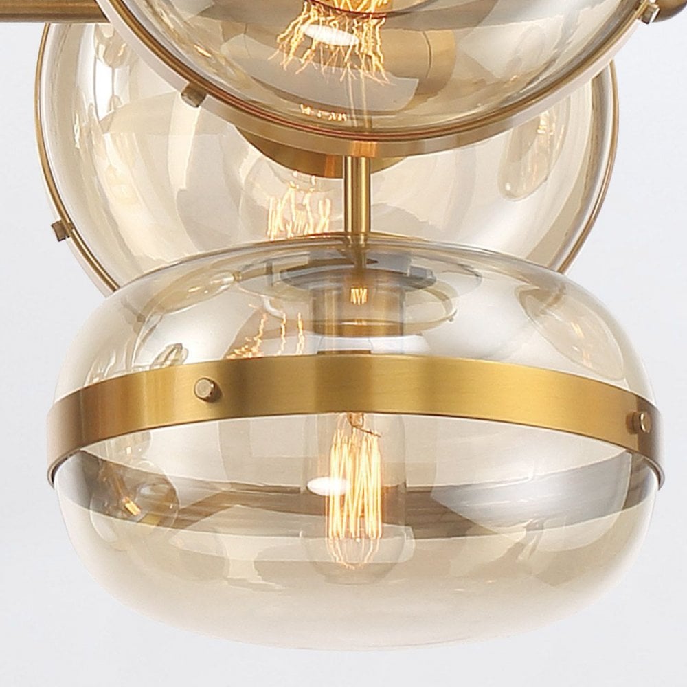 Eurofase QN-NOTTINGHAM-10LP-AB Nottingham 10 Light Linear Pendant Antique Brass