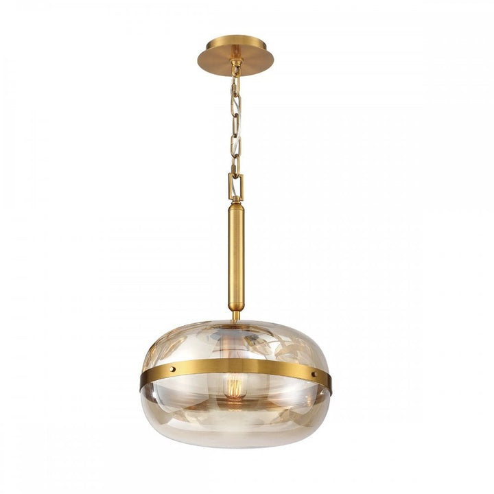 Eurofase QN-NOTTINGHAM-1P-AB Nottingham 1 Light Pendant Antique Brass