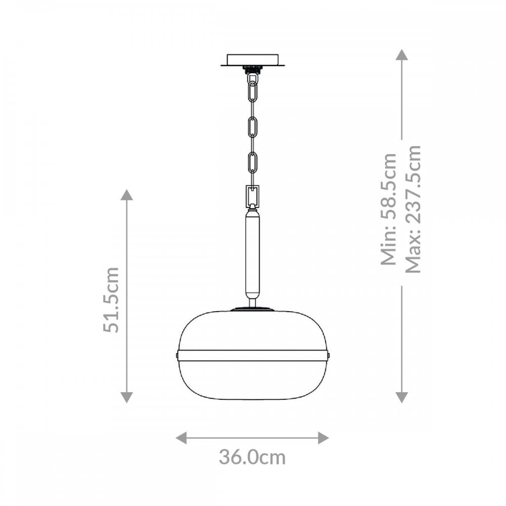 Eurofase QN-NOTTINGHAM-1P-AB Nottingham 1 Light Pendant Antique Brass