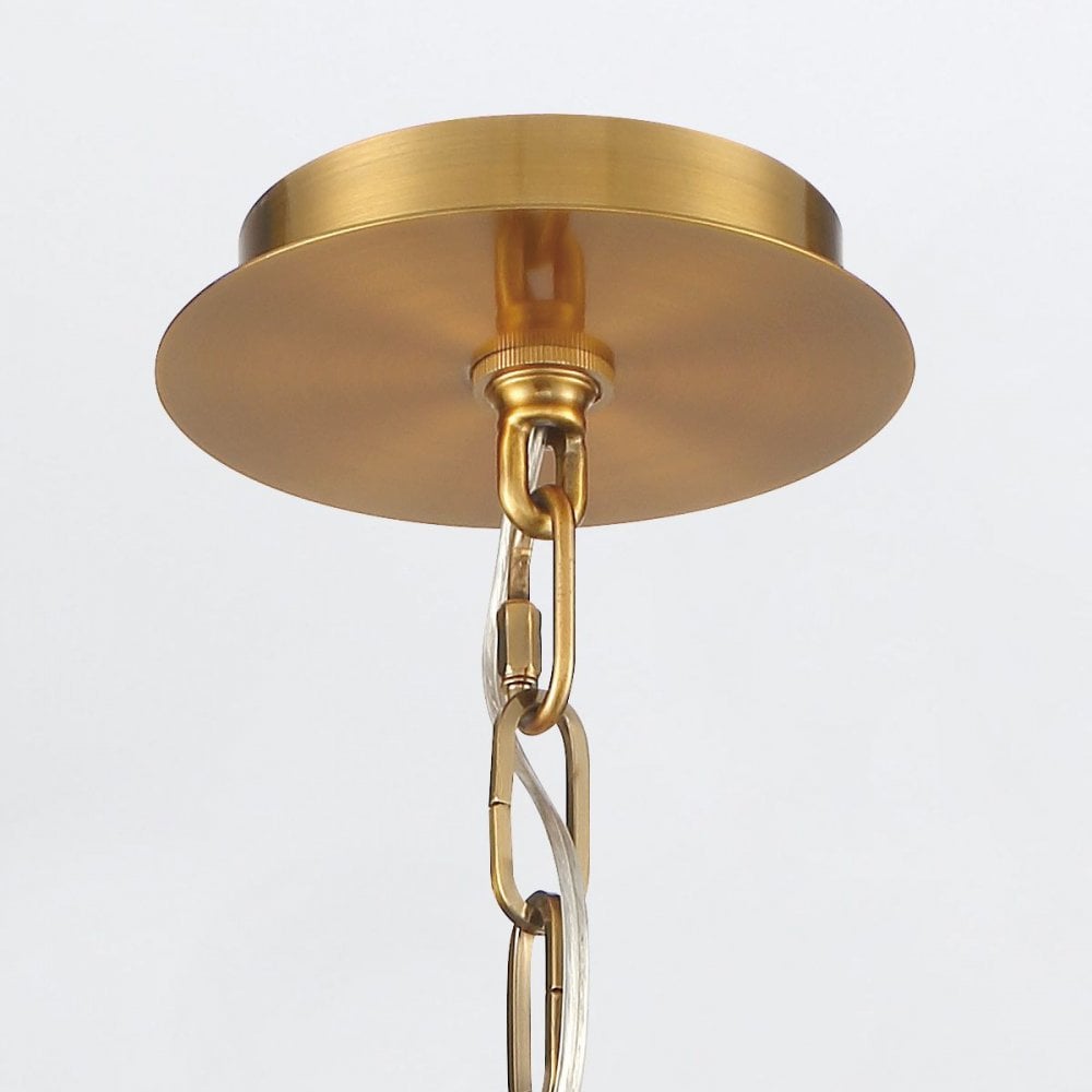 Eurofase QN-NOTTINGHAM-1P-AB Nottingham 1 Light Pendant Antique Brass