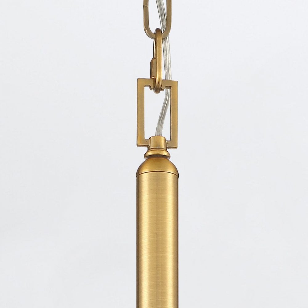Eurofase QN-NOTTINGHAM-3P-AB Nottingham 3 Light Pendant Antique Brass