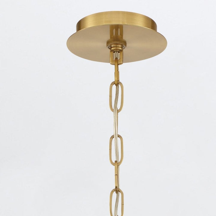 Eurofase QN-NOTTINGHAM-5P-AB Nottingham 5 Light Pendant chandelier Antique Brass