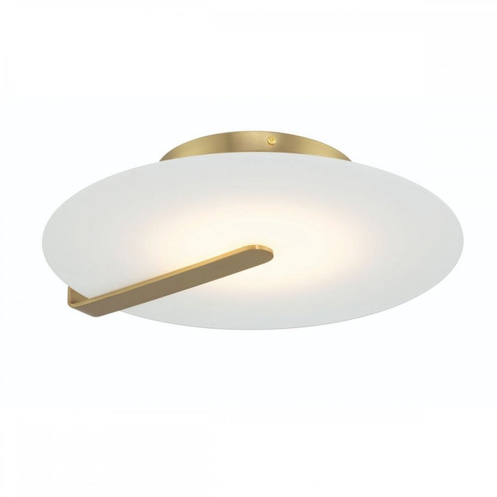Eurofase QN-NUVOLA-F-M-BG Nuvola LED Medium Ceiling / Wall Light Brushed Gold (S)