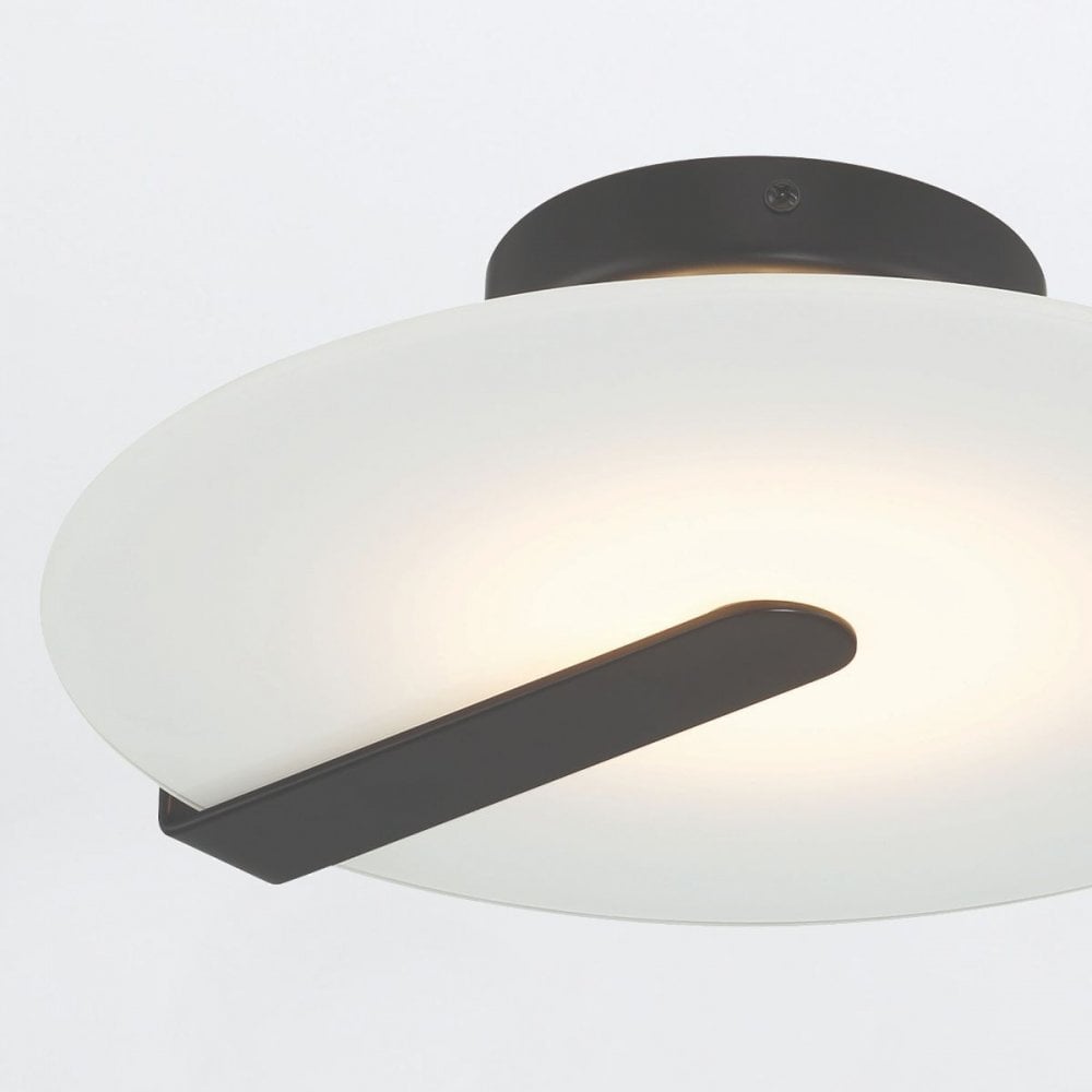 Eurofase QN-NUVOLA-F-S-BK Nuvola LED Small Ceiling / Wall Light Matte Black