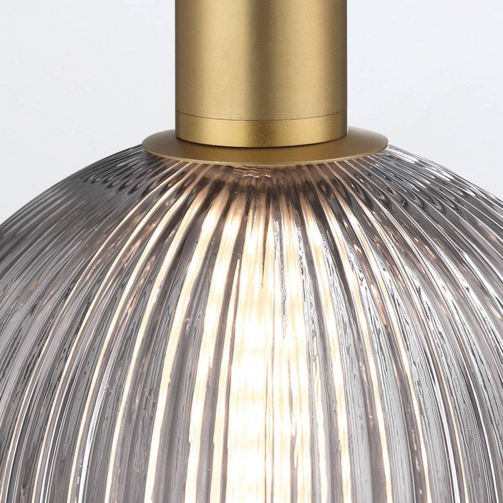 Eurofase QN-PALMAS-1MP-BG Palmas 1 Light LED Mini Pendant Brushed Gold