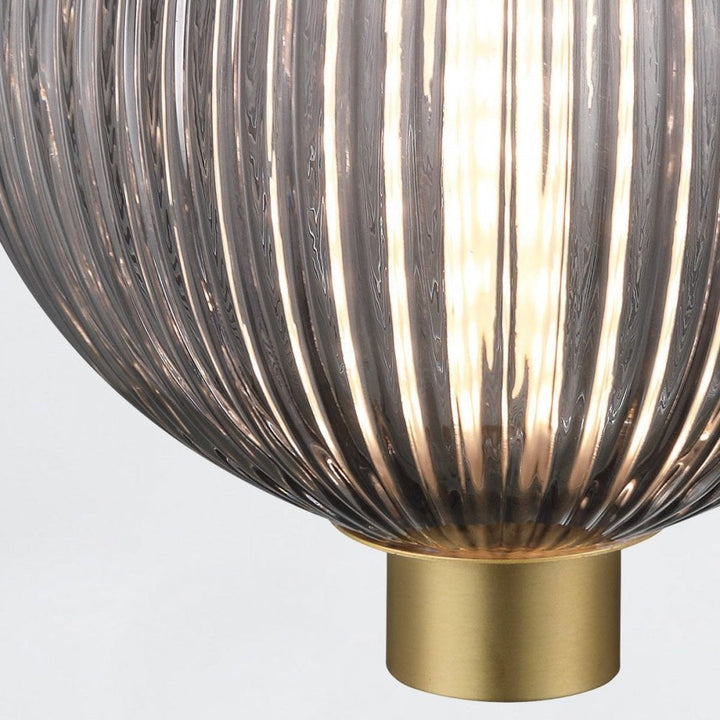Eurofase QN-PALMAS-1MP-BG Palmas 1 Light LED Mini Pendant Brushed Gold