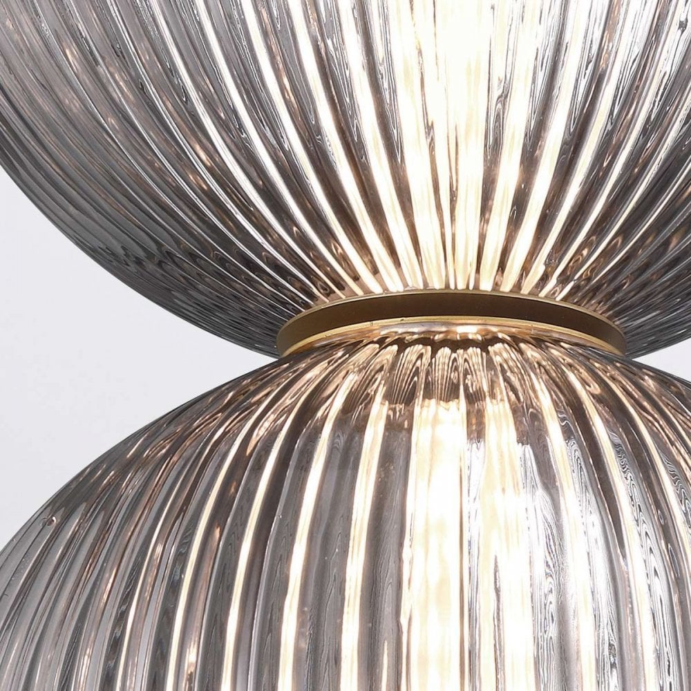 Eurofase QN-PALMAS-2MP-BG Palmas 2 Light LED Mini Pendant Brushed Gold