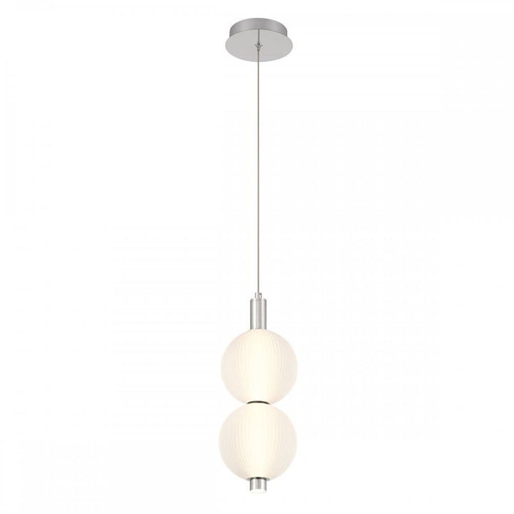 Eurofase QN-PALMAS-2MP-PN Palmas 2 Light LED Mini Pendant Polished Nickel