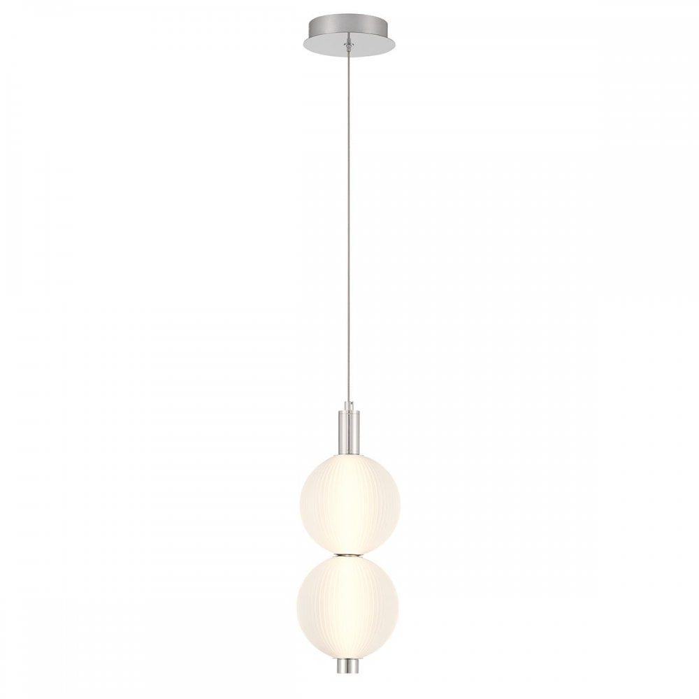 Eurofase QN-PALMAS-2MP-PN Palmas 2 Light LED Mini Pendant Polished Nickel