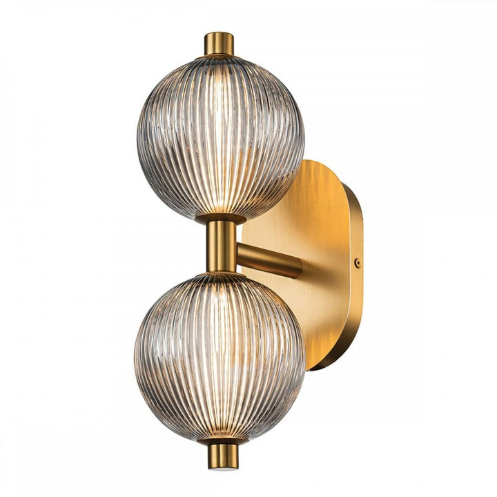 Eurofase QN-PALMAS-2W-BG Palmas 2 Light LED Bathroom Wall Light Brushed Gold