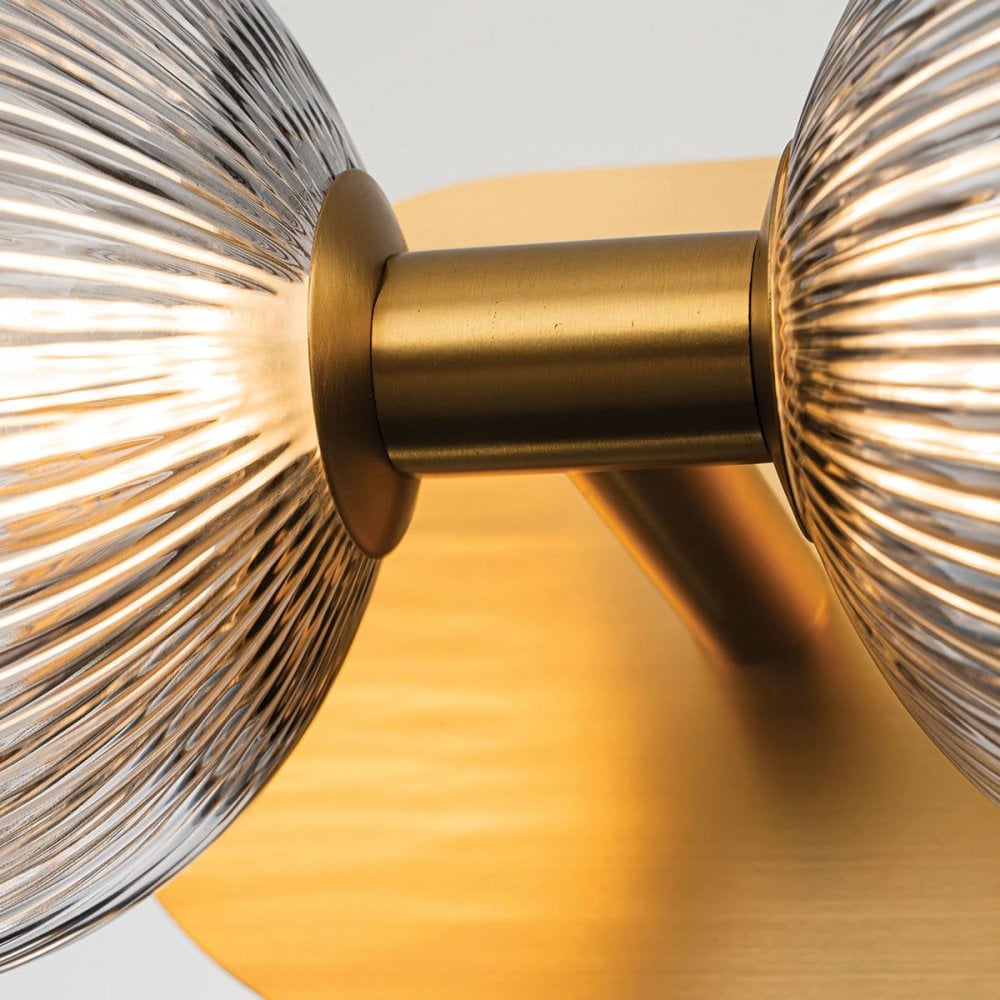 Eurofase QN-PALMAS-2W-BG Palmas 2 Light LED Bathroom Wall Light Brushed Gold