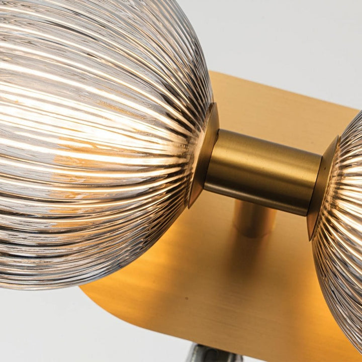 Eurofase QN-PALMAS-2W-BG Palmas 2 Light LED Bathroom Wall Light Brushed Gold