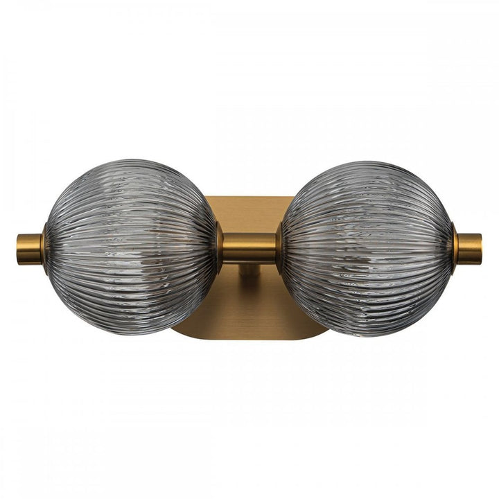 Eurofase QN-PALMAS-2W-BG Palmas 2 Light LED Bathroom Wall Light Brushed Gold