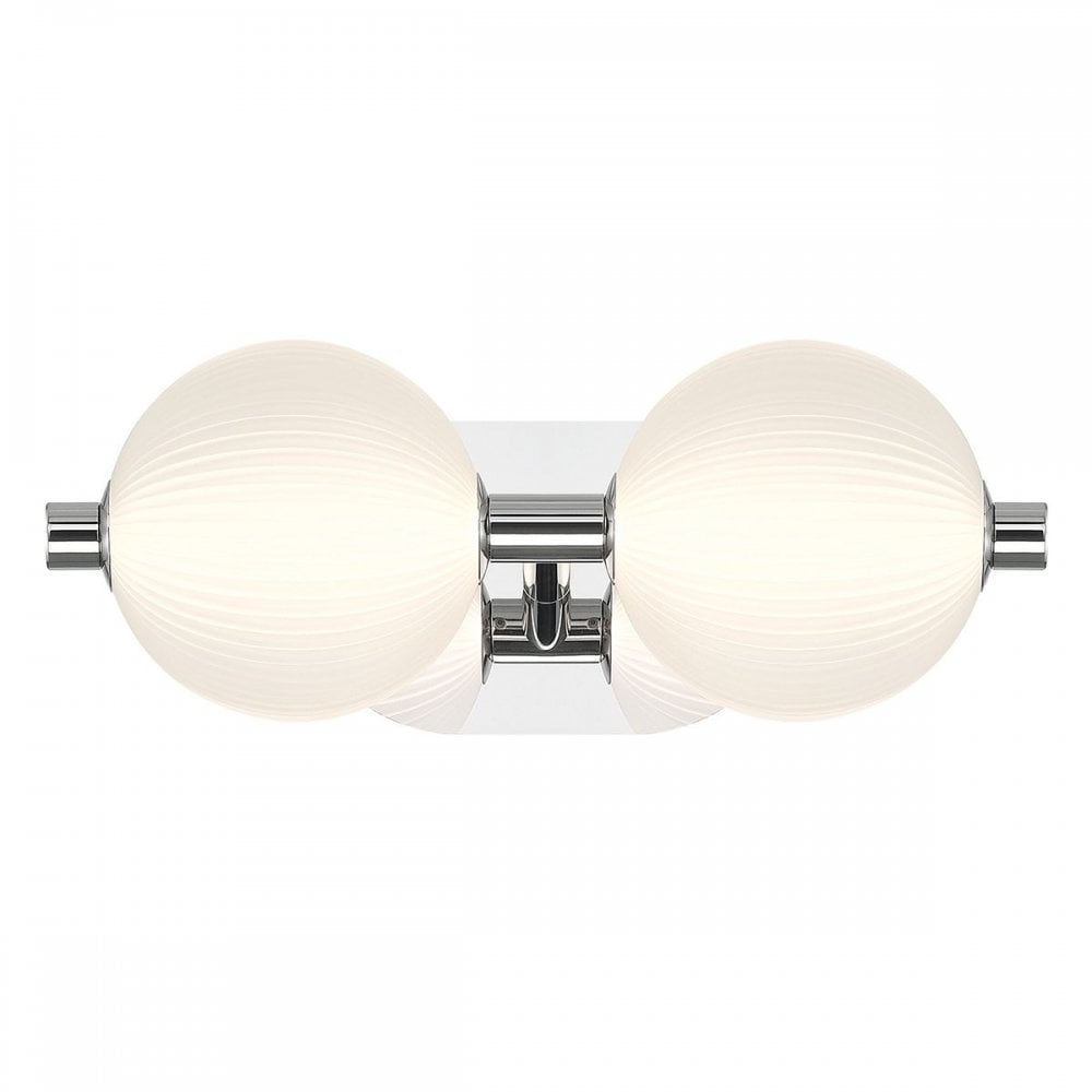 Eurofase QN-PALMAS-2W-PN Palmas 2 Light LED Bathroom Wall Light Polished Nickel